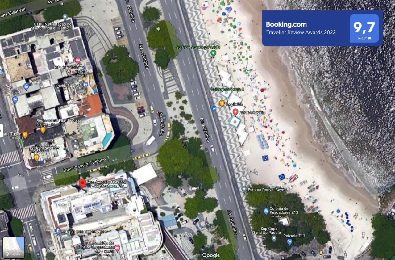 Praia De Copacabana Fantastica! Apartment Rio de Janeiro Bagian luar foto